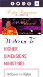 Mobile Screenshot of higherdimensions.org